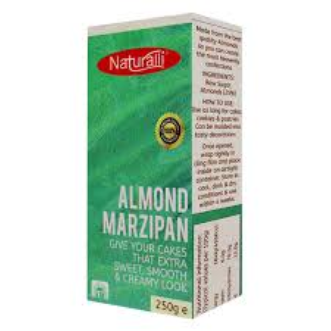 NATURALLI MARZIPAN WHITE MASS 33% 250GM